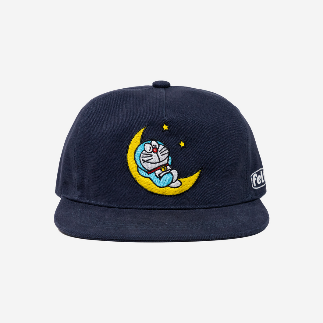 Felt x Doraemon ; Moon snapback , Navy