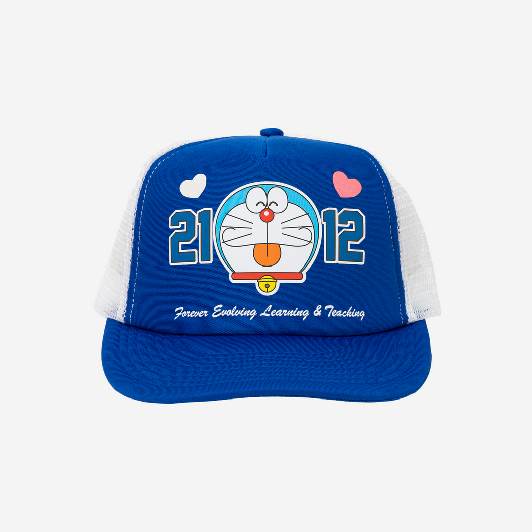 Felt x Doraemon ; 2112 Trucker cap wht royal