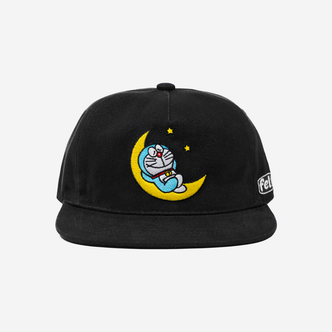 Felt x Doraemon ; Moon snapback black