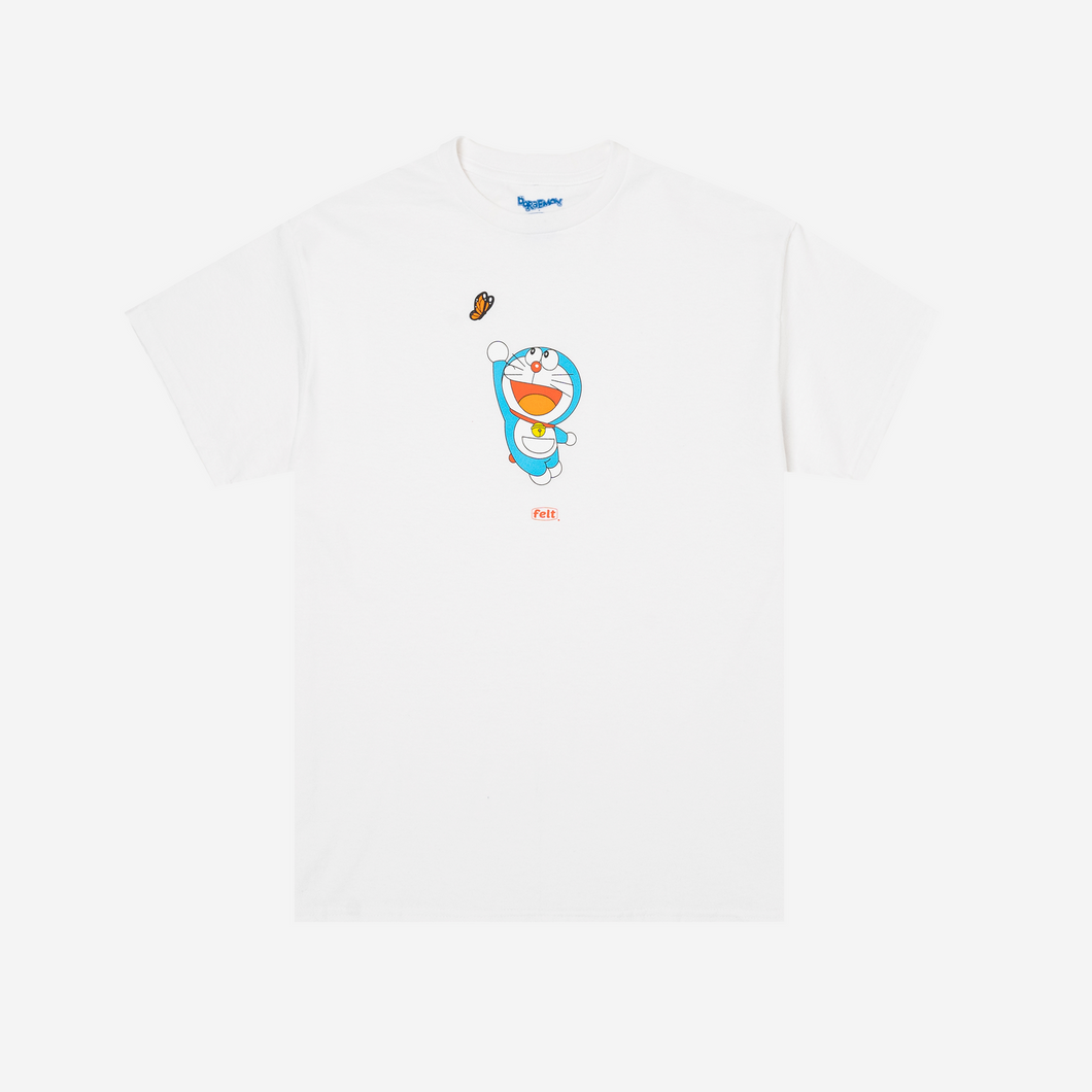 Felt x Doraemon ; Bitterfly tee , wht