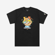 Load image into Gallery viewer, Felt x Carrots ; Gone Fishing tee, blk
