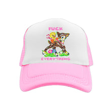 Load image into Gallery viewer, Paradis3 ; F*** everything trucker hat , pink
