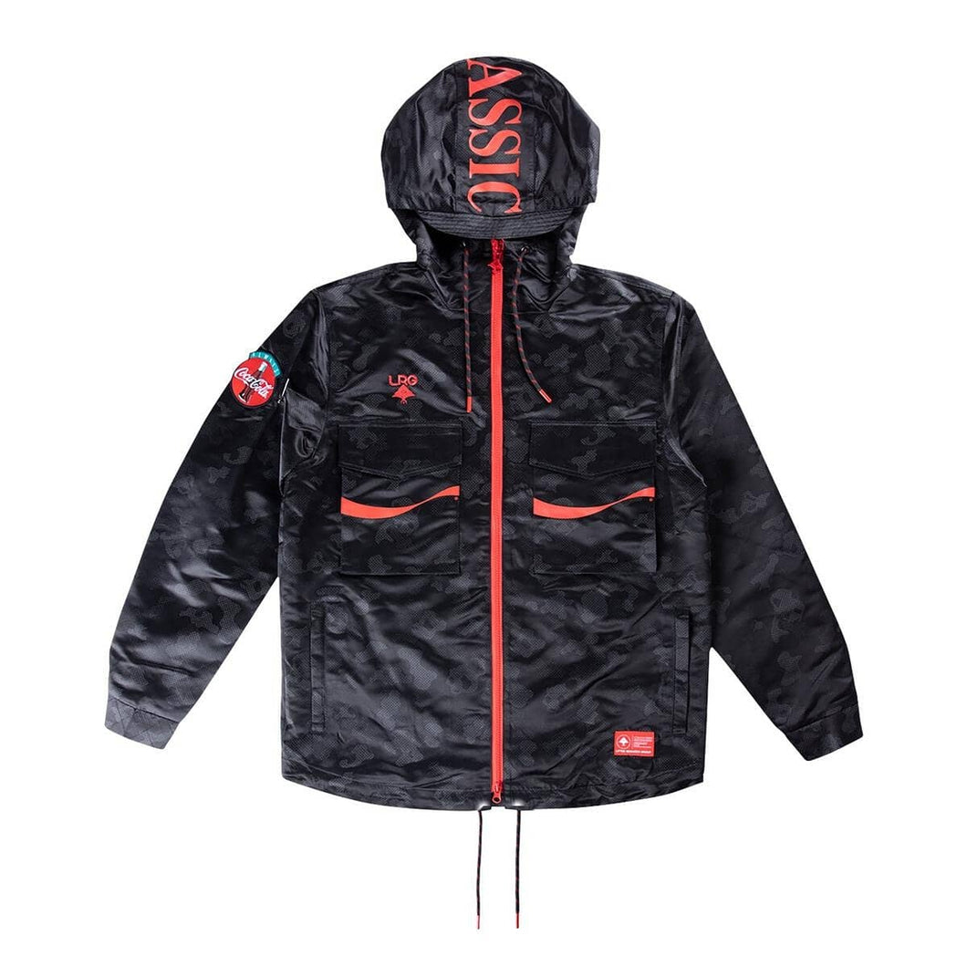 Lrg ; Coca-cola panda windbreaker jacket