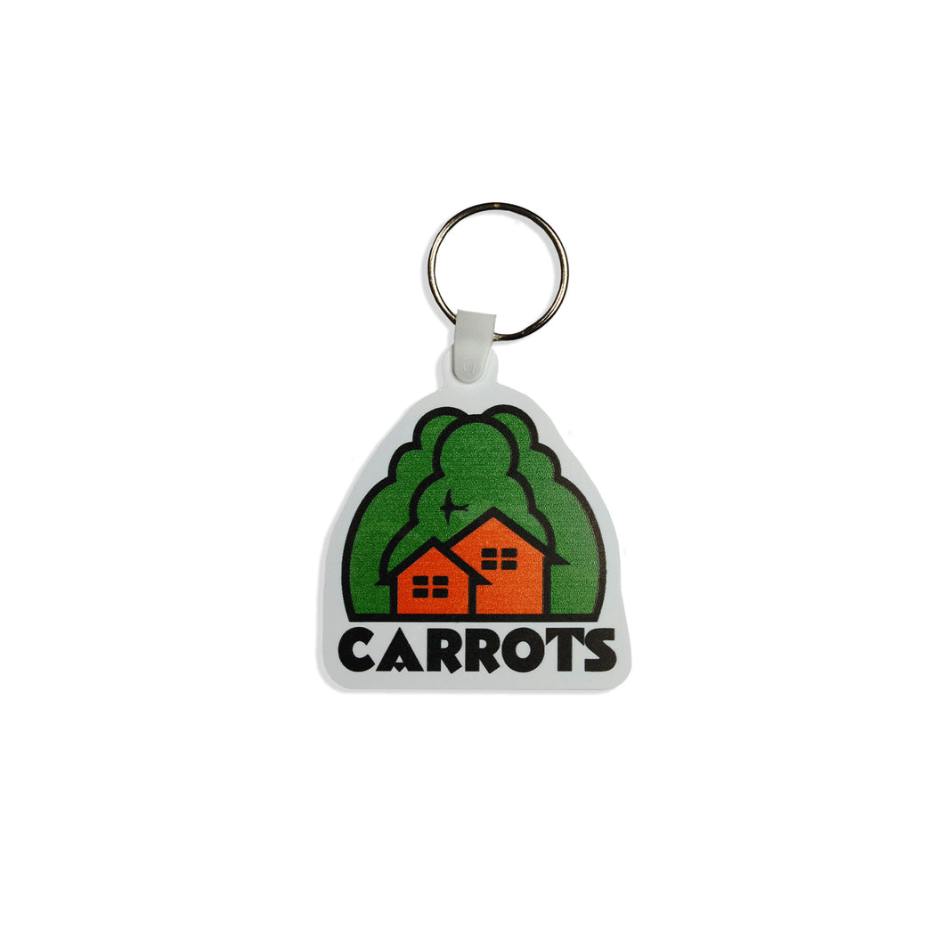 Carrots ; Home key chain , wht