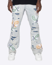 Load image into Gallery viewer, Eptm ; Punk paisley Patchwork denim
