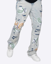 Load image into Gallery viewer, Eptm ; Punk paisley Patchwork denim
