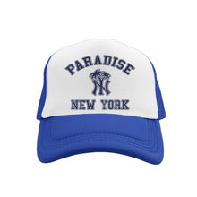 Load image into Gallery viewer, Paradis3 ; Ny Palm trucker hat , royal
