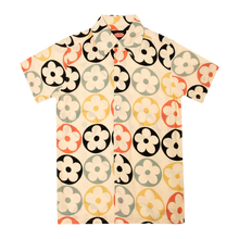 Load image into Gallery viewer, Petals and Peacocks ; square 70&#39;s collar button up
