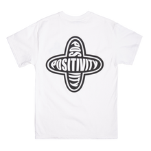 Load image into Gallery viewer, Petals and Peacocks ; Positivity Tee in White
