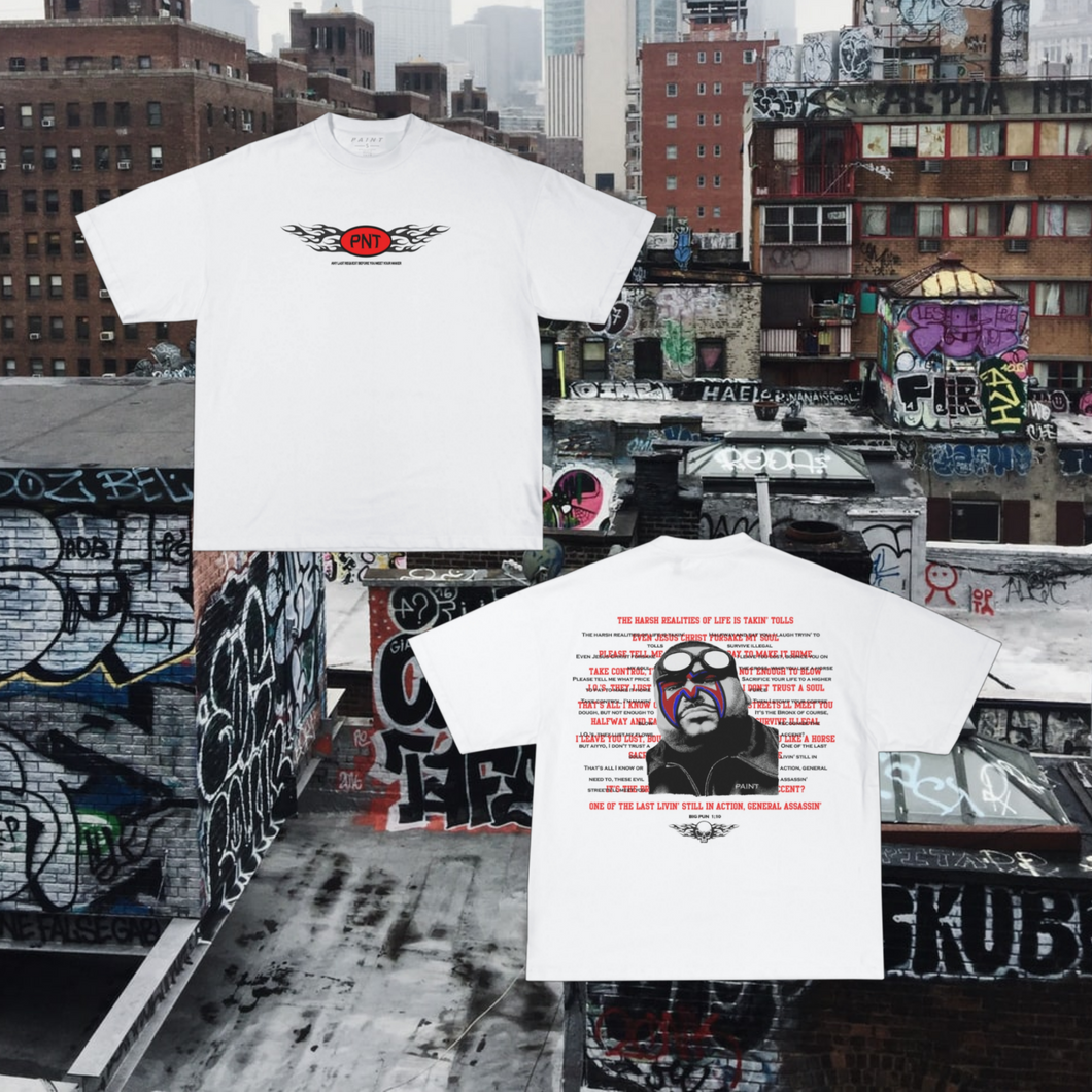 Paint ; The ultimate big pun tshirt,  wht