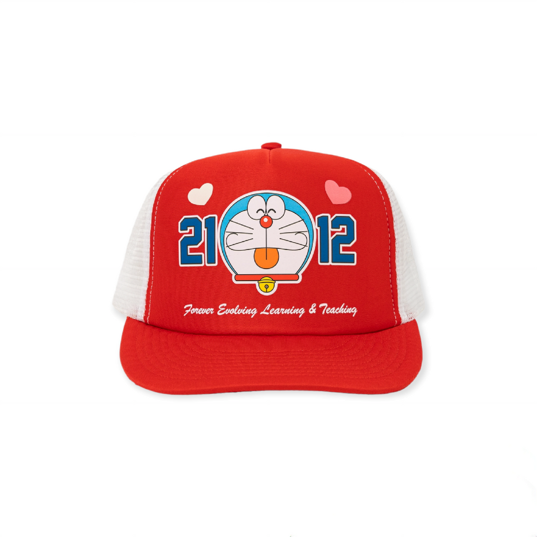 Felt x Doraemon ; 2112 Trucker hat , red