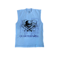 Load image into Gallery viewer, QTFL ; Skull Tank , carolina blue
