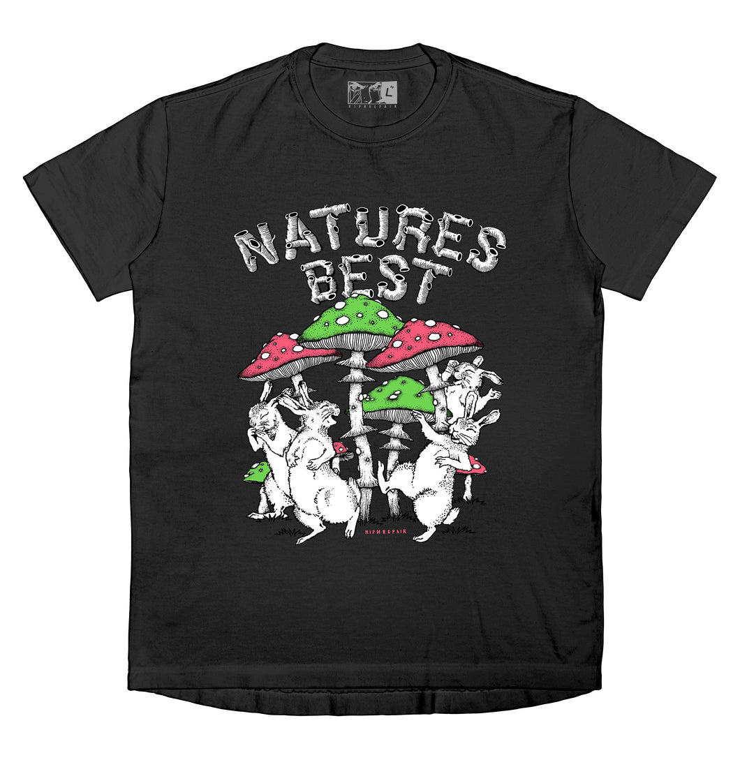 Rip n Repair ; Natures best tshirt , ( black )