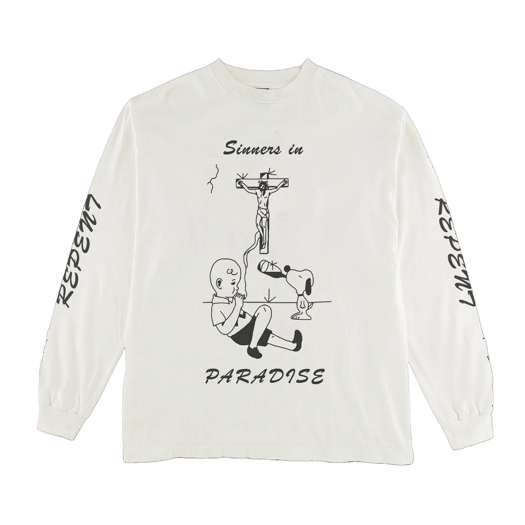 Paradis3 ; Sinners Ls tee , wht