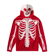 Load image into Gallery viewer, Lrg x Dead serious red full zip hoodie
