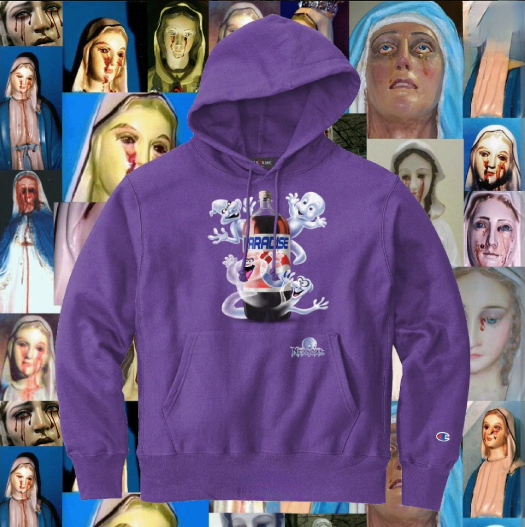 Paradis3 ; Pepsi-dise hoodie , purp