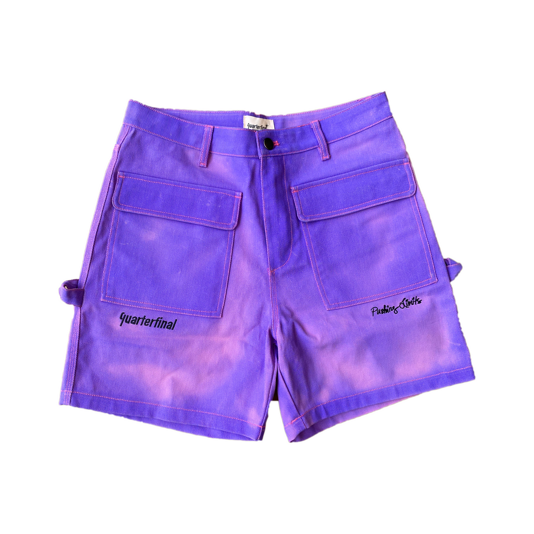 QTFL ; Heat Sensitive Denim Shorts , purple