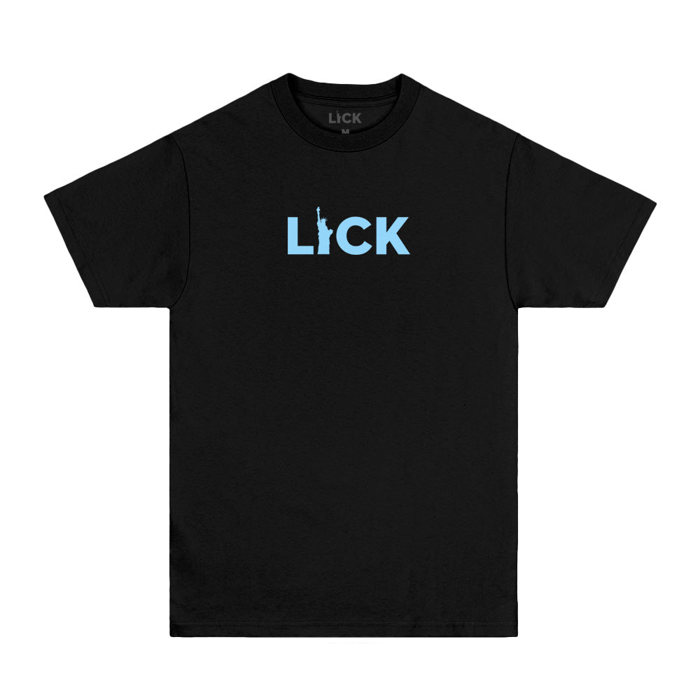 Lick Nyc ; Liberty Logo tee ,blk