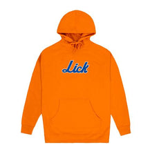 Load image into Gallery viewer, Lick Nyc ; Metropolitan Script Pullover Hoodie , Orange
