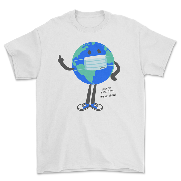 Another Enemy ; Keep It Clean T-Shirt White
