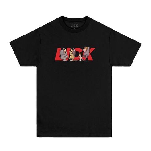 Lick Nyc ; Wild Things tshirt , blk